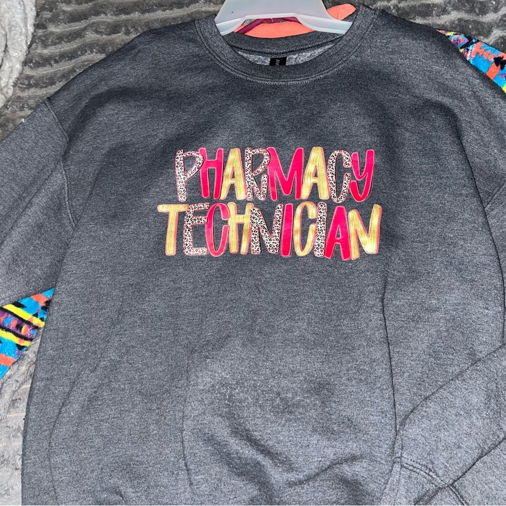 Gray Pharmacy Technician Sweatshirt